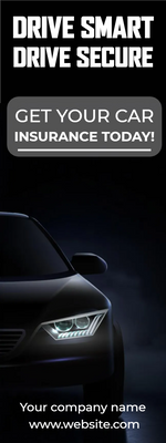 Custom Outdoor Yard Signs Multiple Sizes Car Insurance