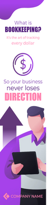 Custom Outdoor Yard Signs Multiple Sizes Professional Bookkeeping for Small Businesses