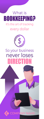 Custom Outdoor Yard Signs Multiple Sizes Professional Bookkeeping for Small Businesses
