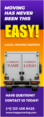 Custom Outdoor Yard Signs Multiple Sizes Moving has never been this Easy!