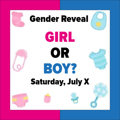 Custom Outdoor Yard Signs Multiple Sizes Girl or Boy?