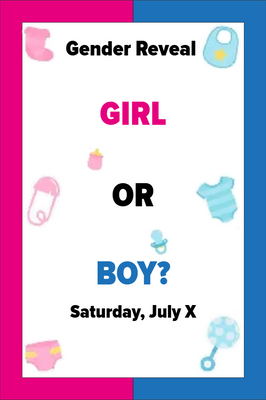 Custom Outdoor Yard Signs Multiple Sizes Girl or Boy?