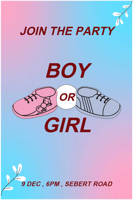 Custom Outdoor Yard Signs Multiple Sizes Join the Party Boy or Girl