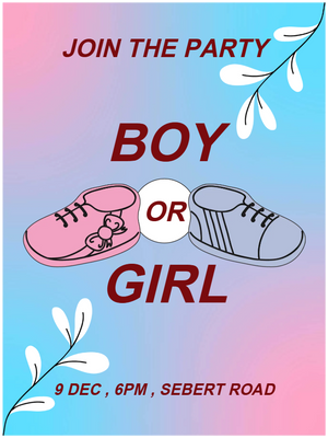 Custom Outdoor Yard Signs Multiple Sizes Join the Party Boy or Girl