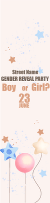 Custom Outdoor Yard Signs Multiple Sizes Gender Reveal Party Boy or Girl?