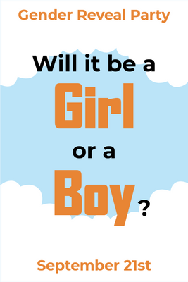 Custom Outdoor Yard Signs Multiple Sizes Will It Be a Girl or a Boy?
