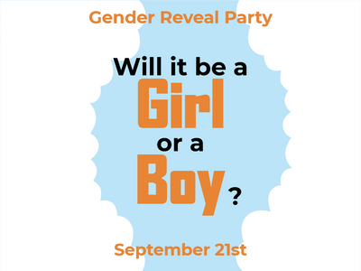 Custom Outdoor Yard Signs Multiple Sizes Will It Be a Girl or a Boy?