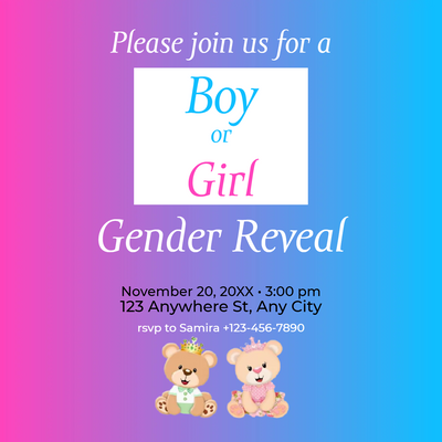Custom Outdoor Yard Signs Multiple Sizes Please Join Us for a Boy or Girl