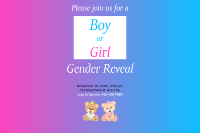 Custom Outdoor Yard Signs Multiple Sizes Please Join Us for a Boy or Girl