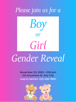 Custom Outdoor Yard Signs Multiple Sizes Please Join Us for a Boy or Girl