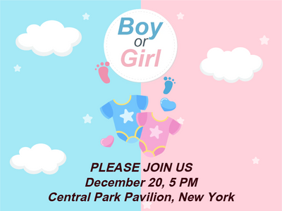 Custom Outdoor Yard Signs Multiple Sizes Pop Girl or Boy ?