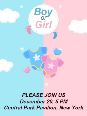 Custom Outdoor Yard Signs Multiple Sizes Pop Girl or Boy ?