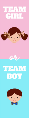Custom Outdoor Yard Signs Multiple Sizes Gender Reveal Team Girl or Team Boy