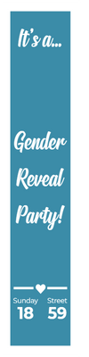 Custom Outdoor Yard Signs Multiple Sizes Gender Reveal Party!