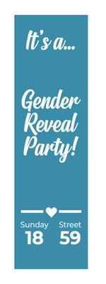 Custom Outdoor Yard Signs Multiple Sizes Gender Reveal Party!