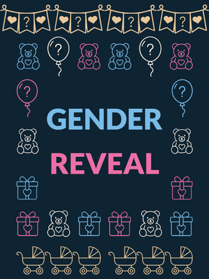 Custom Outdoor PVC Foam Boards Gender Reveal