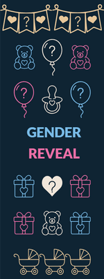 Custom Outdoor Foam Board Signs Gender Reveal