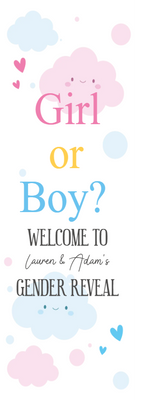 Custom Outdoor Foam Board Signs Girl or Boy