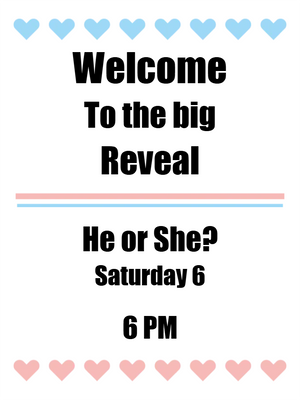 Custom Outdoor Yard Signs Multiple Sizes Welcome to the Big Reveal