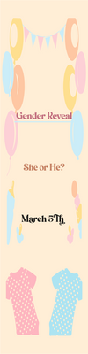Custom Outdoor Yard Signs Multiple Sizes Gender Reveal He or She? 2