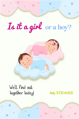 Custom Outdoor Yard Signs Multiple Sizes Gender Reveal Find Out Together
