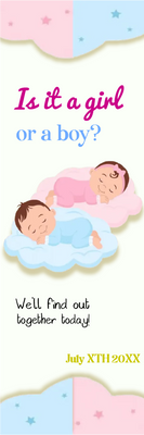 Custom Outdoor Yard Signs Multiple Sizes Gender Reveal Find Out Together
