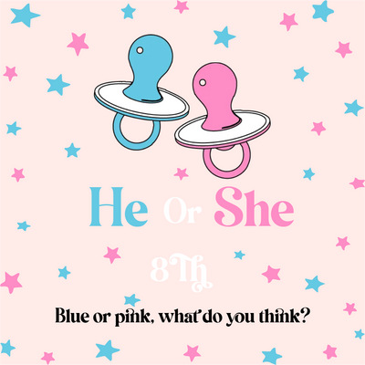Custom Outdoor Yard Signs Multiple Sizes Gender Reveal Blue or Pink?