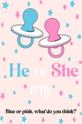 Custom Outdoor Yard Signs Multiple Sizes Gender Reveal Blue or Pink?